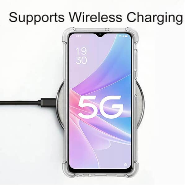 For Oppo A78 5G Clear Case Shockproof Heavy Duty Gel Air Cushion Cover For Oppo A78 5G Clear Case Shockproof Heavy Duty Gel Air Cushion Cover